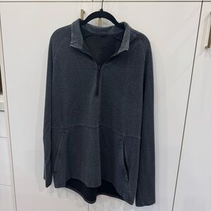 Lulelemon At Ease Hoodie XL Charcoal Gray
